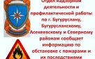 Оперативная обстановка с пожарами на территории Северного района по состоянию на 17 августа 2025 года